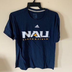 Adidas Male Navy NAU Track & Field T-Shirt L